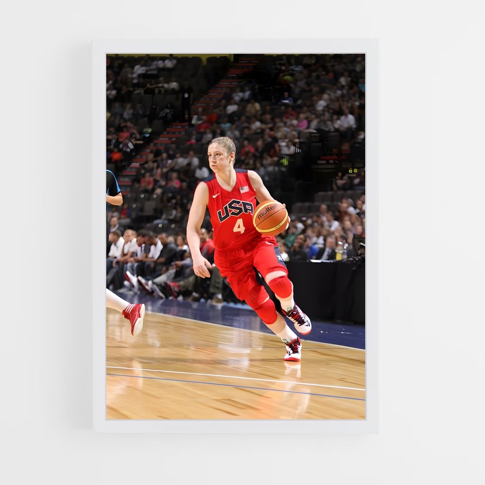 Poster Dribble de Lindsay – affiche Basketball (vue 3)